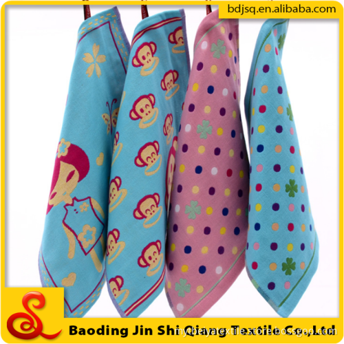 Cheap Yarn Dyed Jacquard Kids Cotton Towel Kids Face Towel